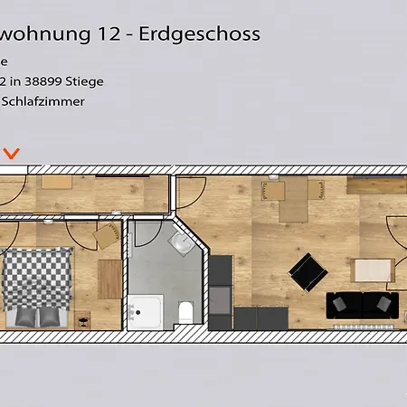 Auszeit-im-harz Haus 5 12 Apartamento Stiege